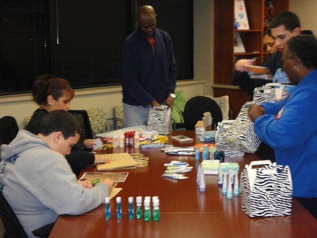 Gift Baskets Delivered to Presbyterian’s Hemby Children’s Hospital Charlotte, NC