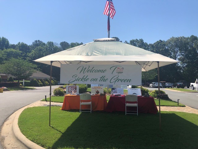 Sign - Welcome to Sickle on the Green